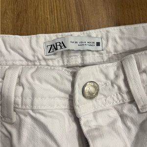 Zara Wide Leg Distressed Jeans